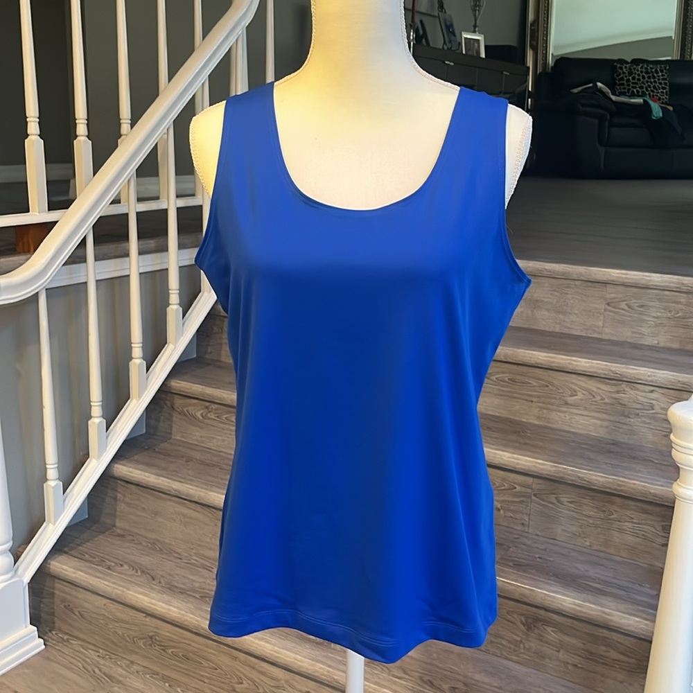 Chico's Elegant Blue Tank Top